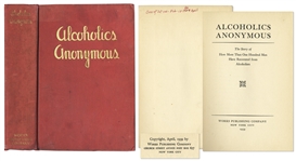 First Edition, First Printing of Alcoholics Anonymous Big Book -- One of Less Than 2,000 Copies
